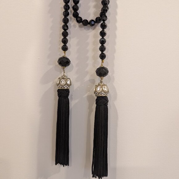 Heidi Daus Jewelry - HEIDI DAUS "HOW SUITE IT IS" 1-PIECE Lariat-Style Tassel NECKLACE ~ 57-1/2"